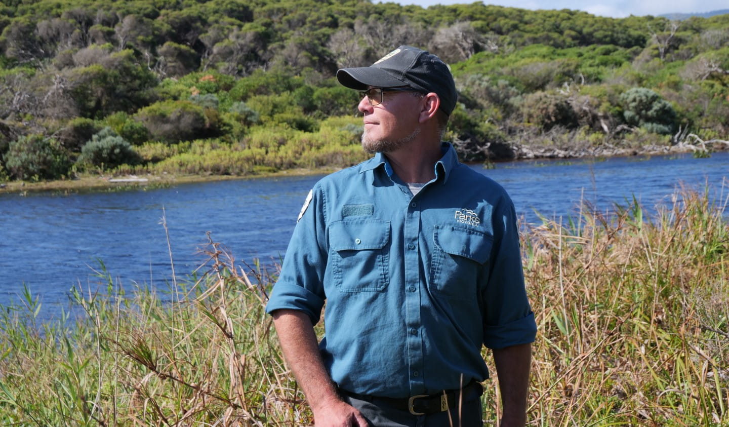 Clinton Morton at Darby River, Wilsons Promontory National Park