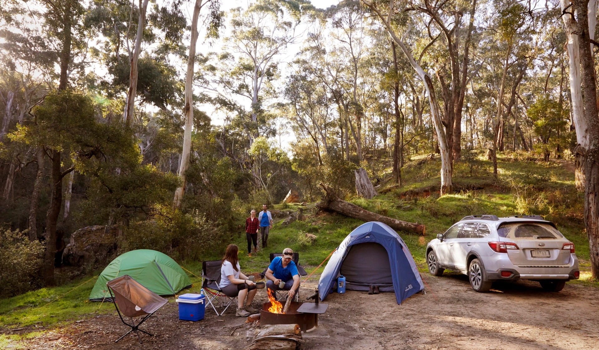 Campfire at Lerderderg State Park