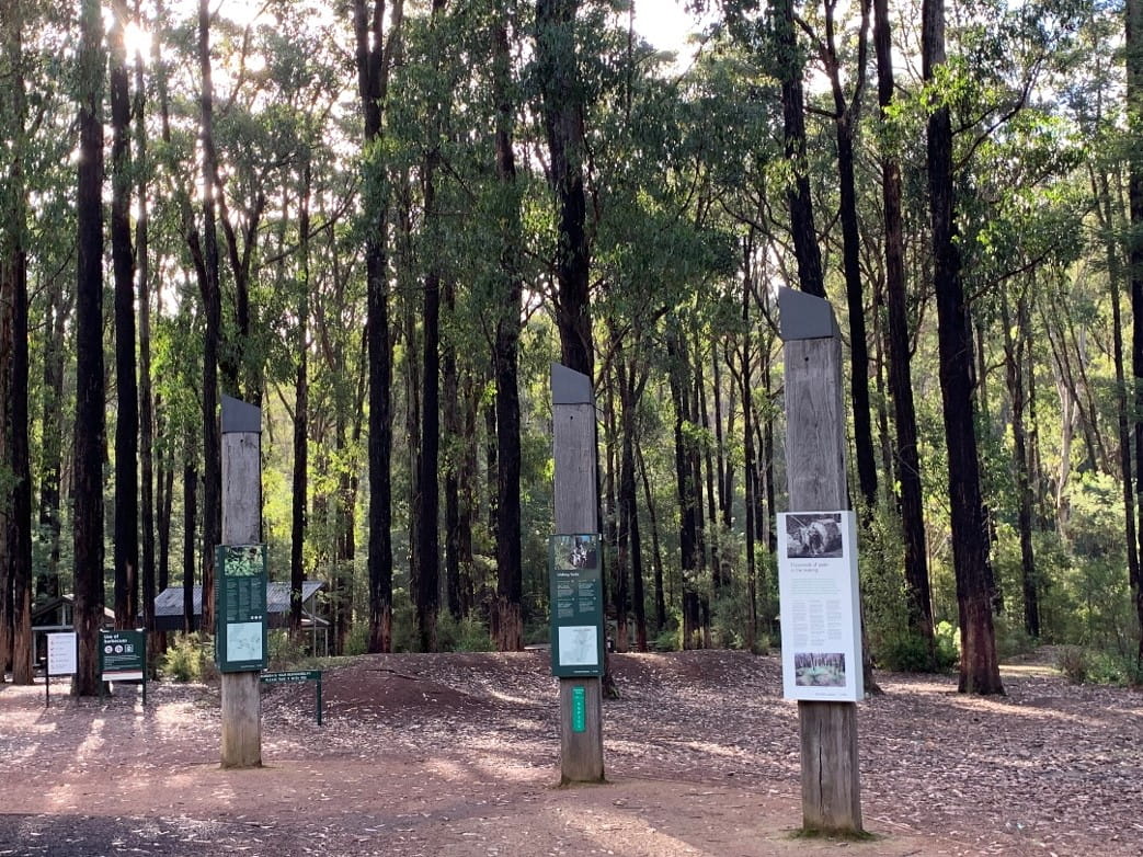 Park information signage 