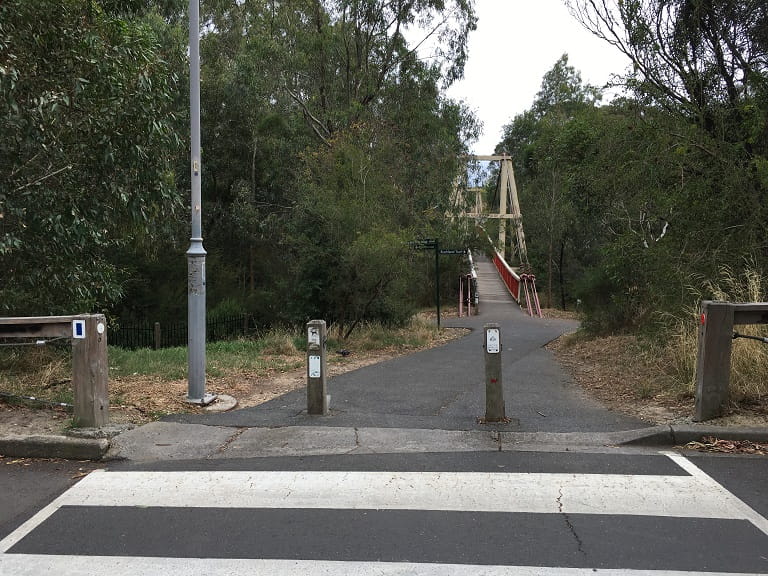 Yarra Bend Studley Park - Path to Kane's Bridge