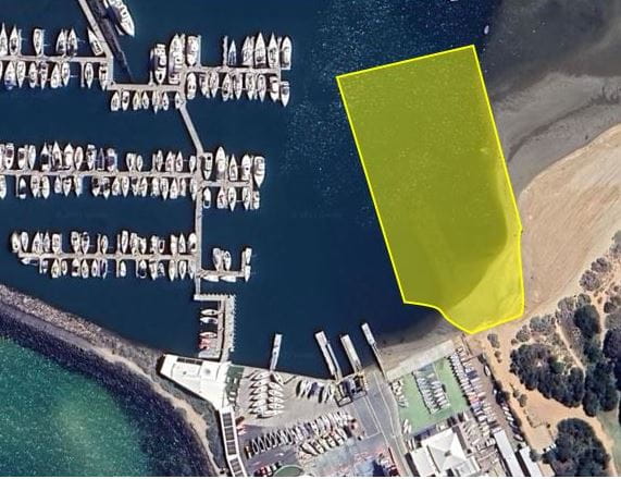 Hampton Pier. Marine Exclusion Zone