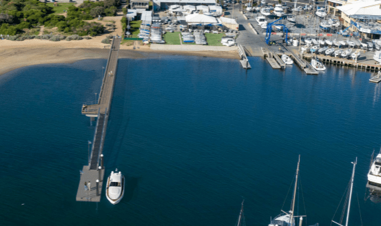 Hampton Pier Birds eye toward the beach