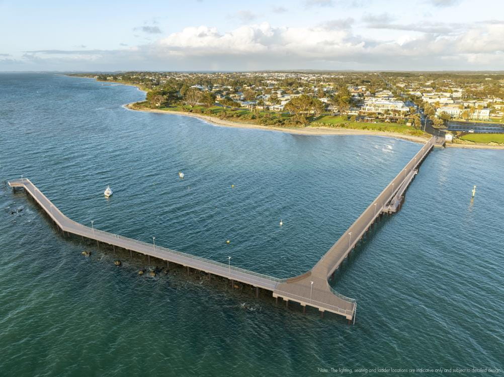 Artist's impression of the new St Leonards Pier