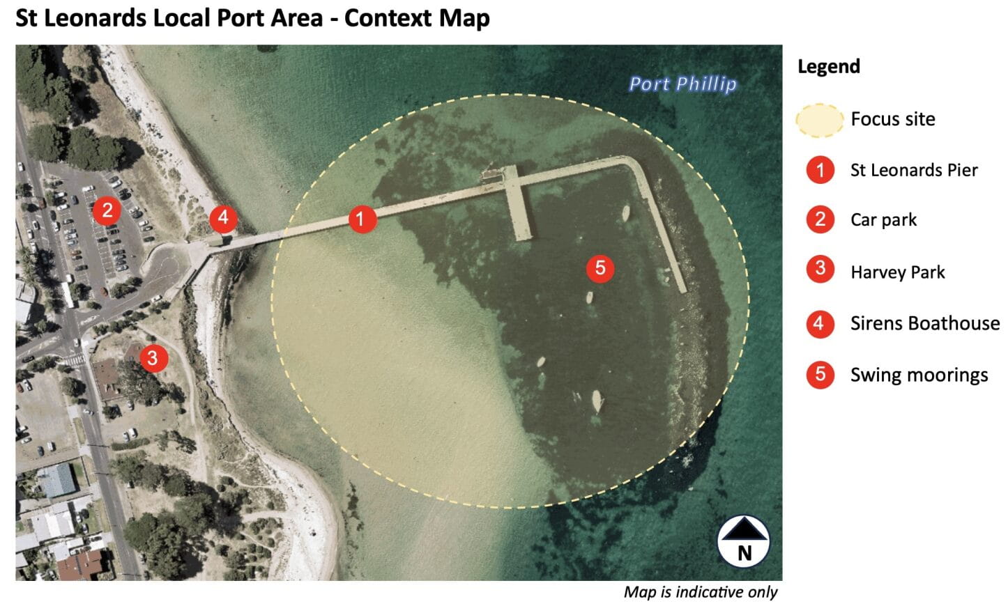 Site context map St Leonards