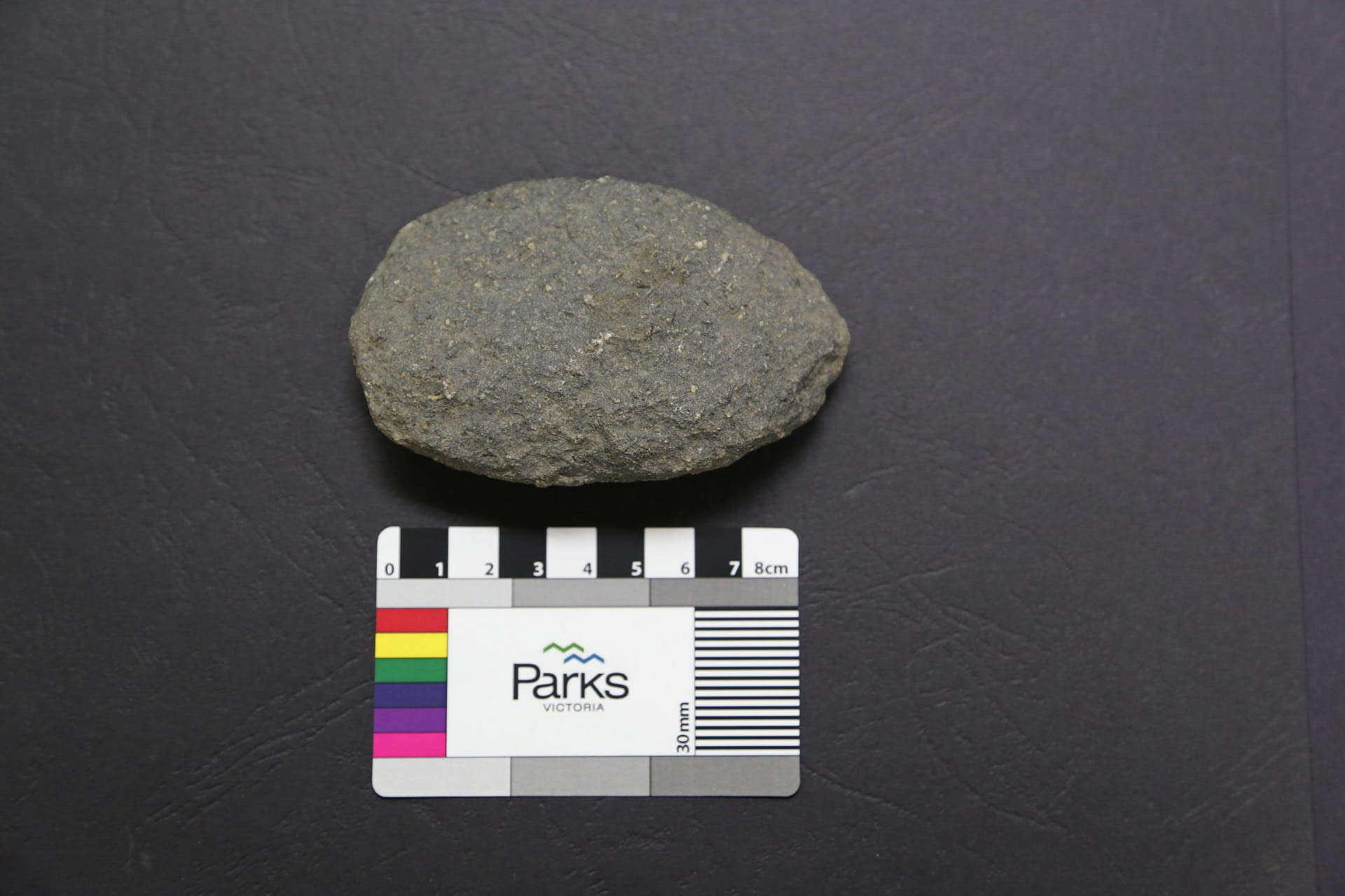 Aboriginal people made Axe blanks by striking large flakes of stone from rocky outcrops, and then shaping them.