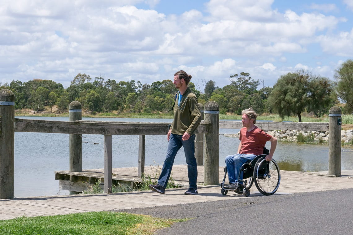 Sean Aitken and Ryan Smith at Karkarook Park