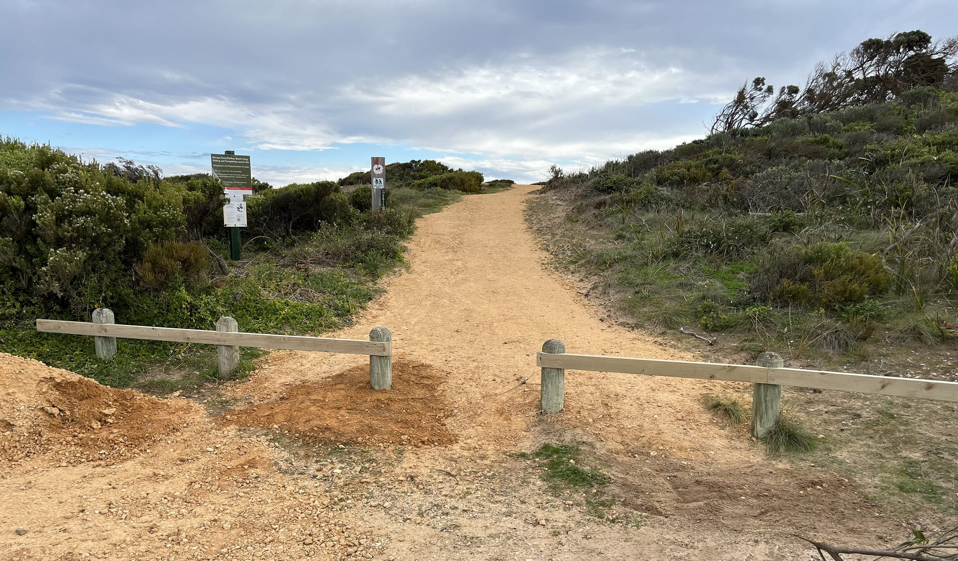 Existing barriers, track surface and signage refreshed to support pedestrian access to the Bishops Rock launch site, ensuring cultural heritage protection and prevent erosion through foot traffic.