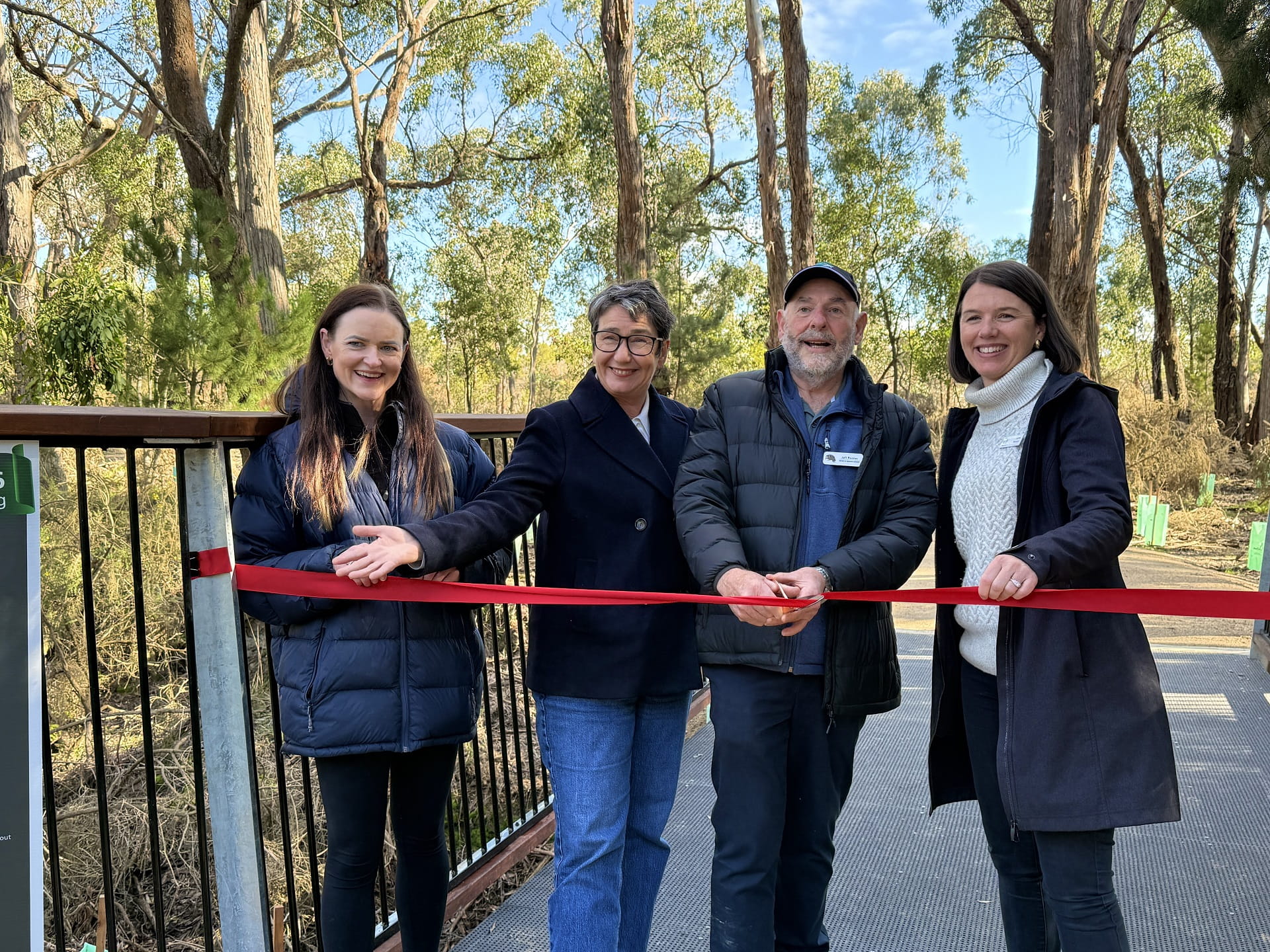 Ribbon cutting officially opens Woowookarung's 10,000 Steps Loop