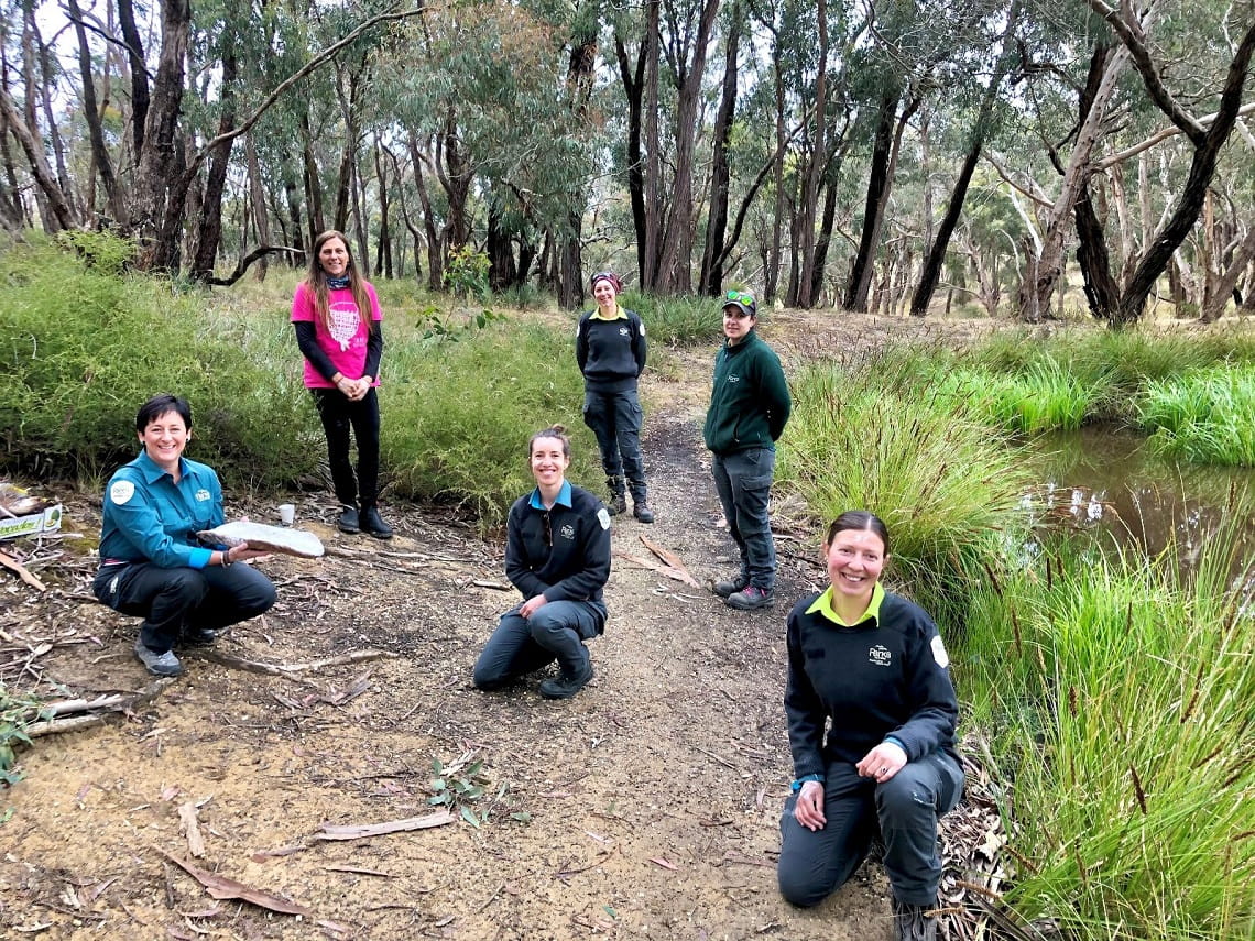Jodi Heath with her team