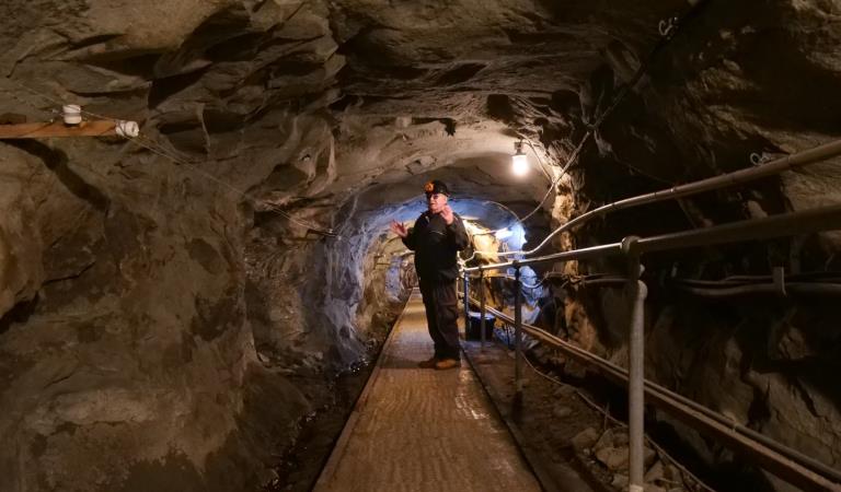 Steve Harrop in the State Coal Mine