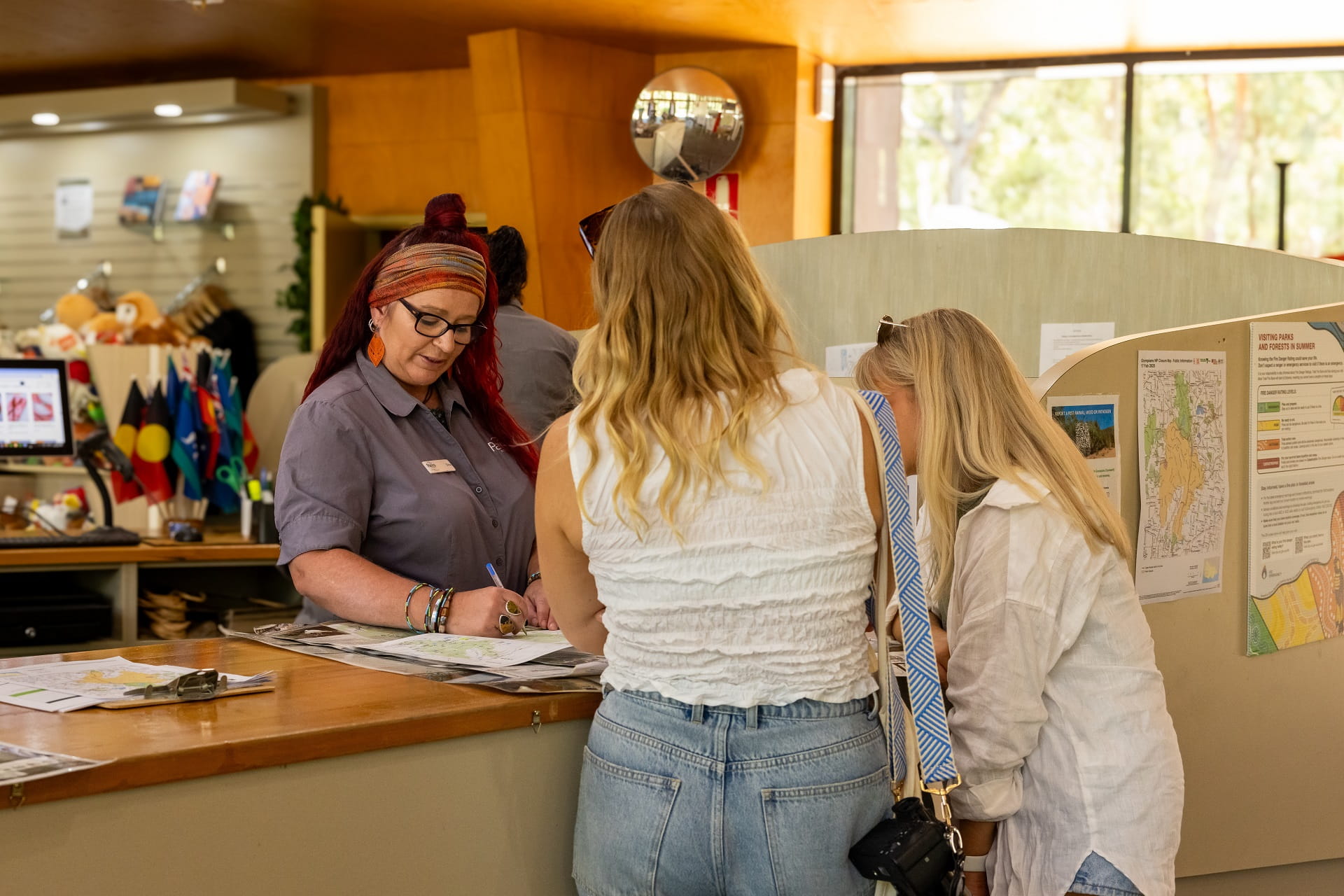 The National Park and Cultural Centre is a great place for tourists seeking the latest visitor information.