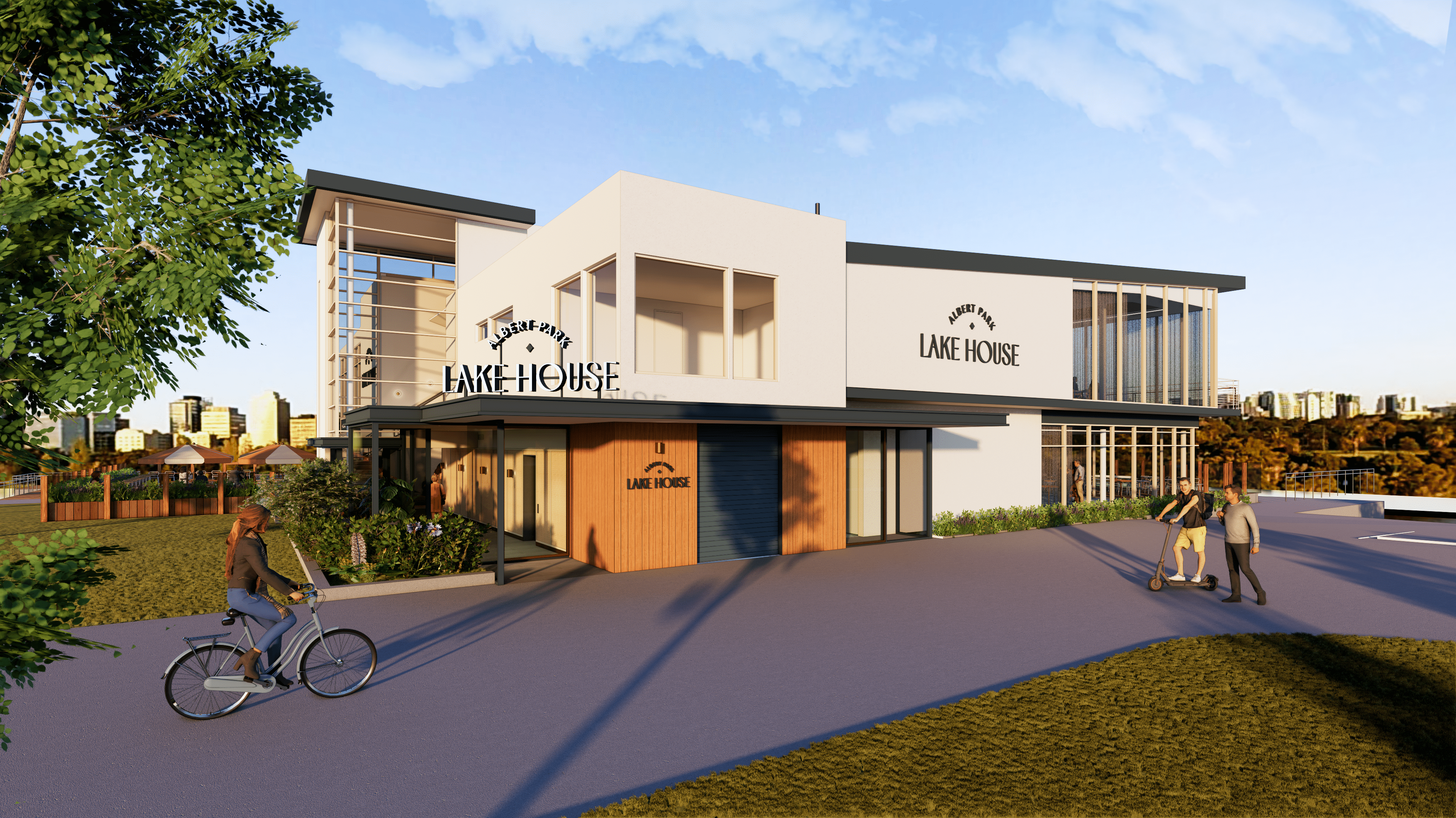 Render of The Albert Park Lake House