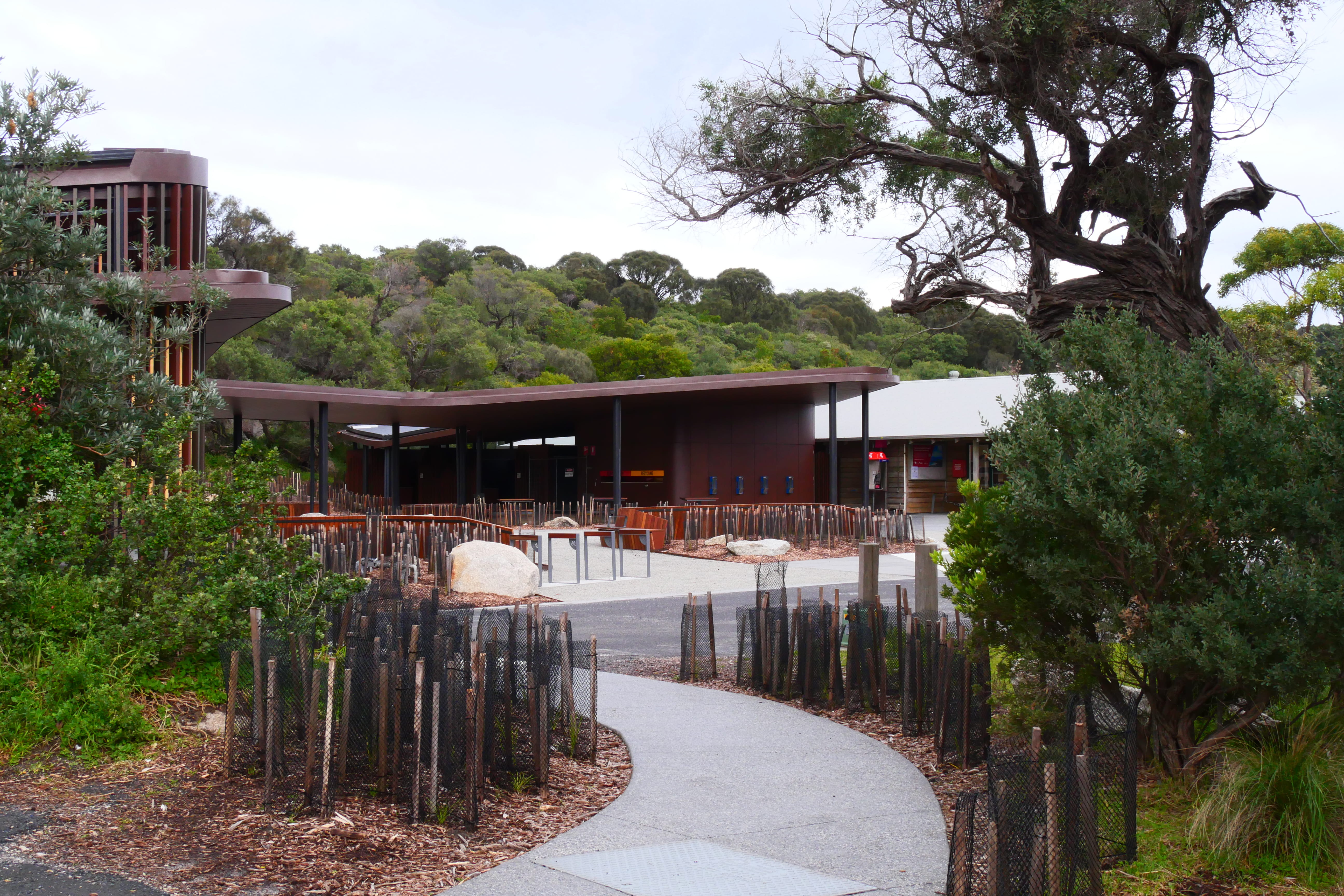External shot of upgraded Tidal River visitor centre