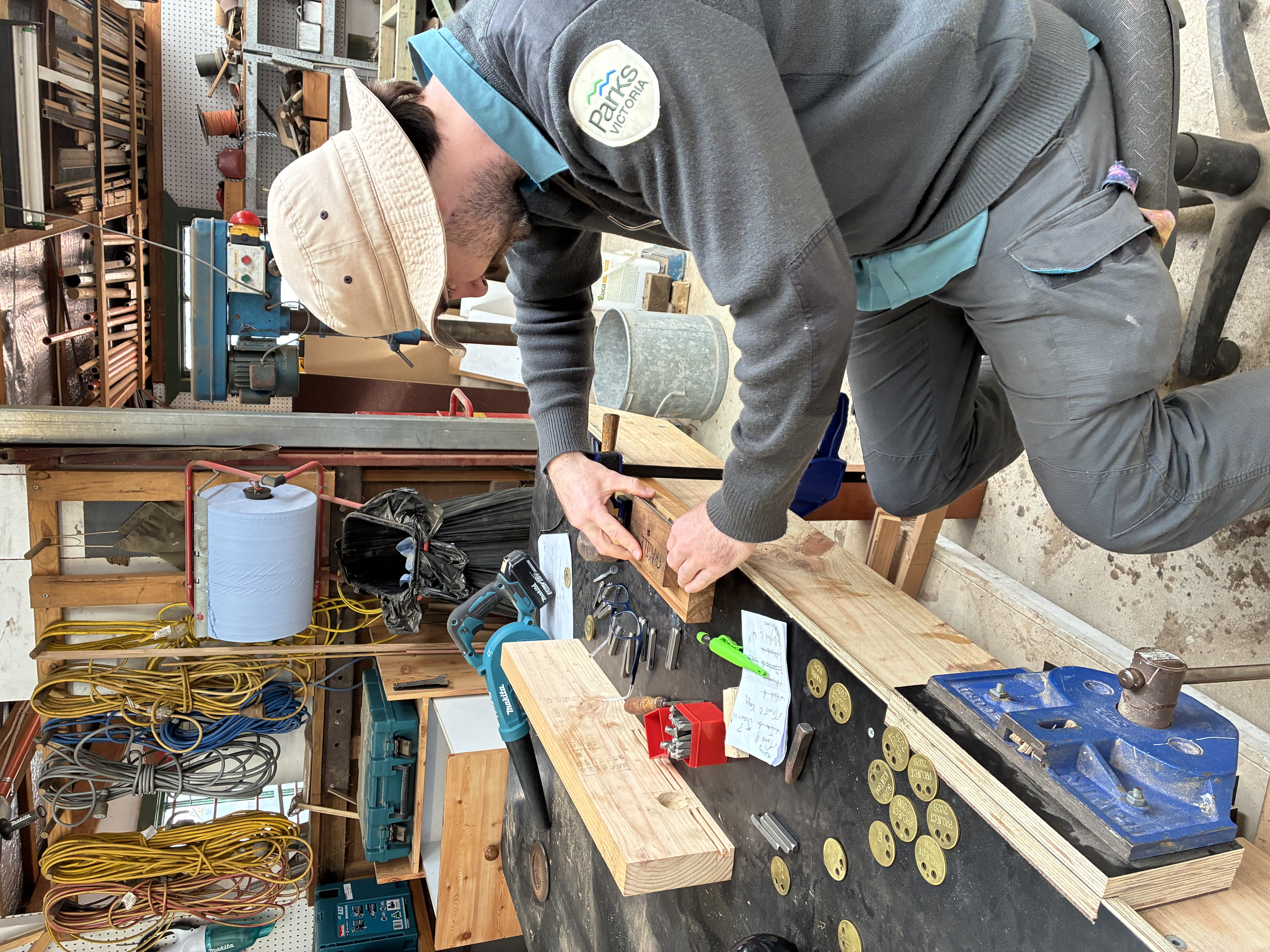Ranger in a workshop