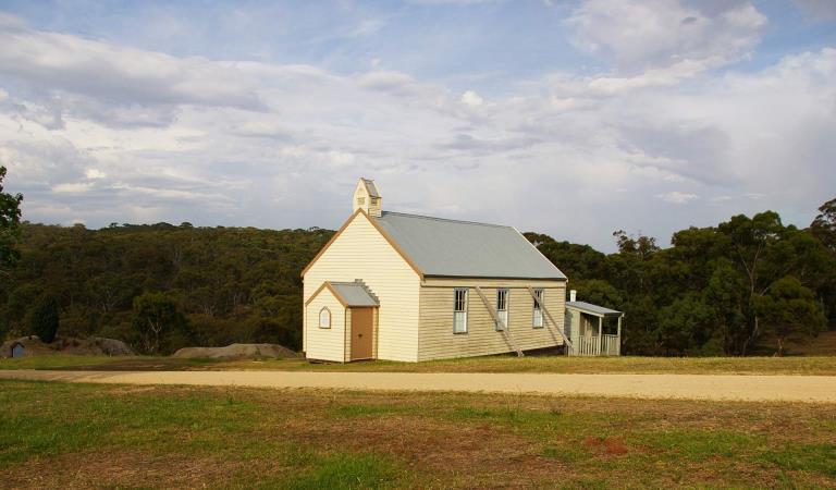 A building in Steiglitz goldrush era ghost-town