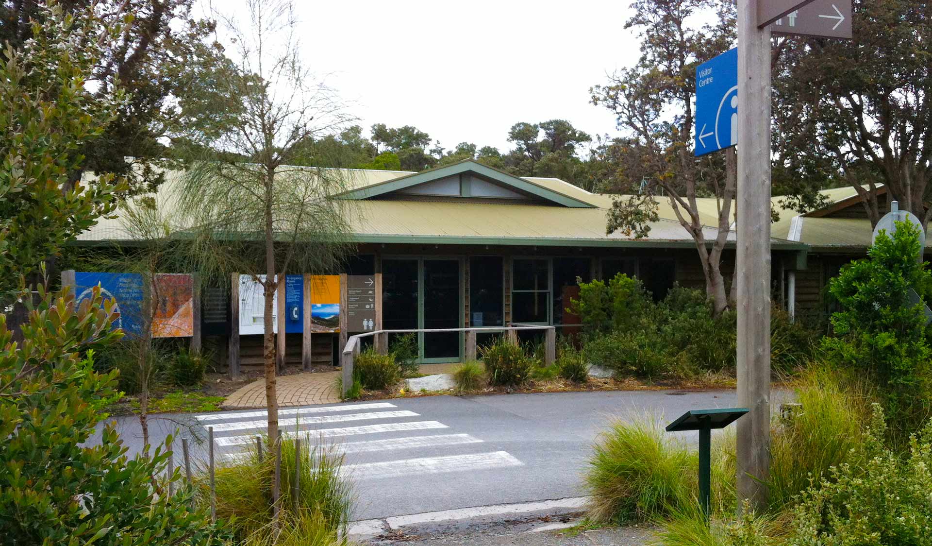 The visitor information centre in Tidal River at Wilsons Promontory National Park.
