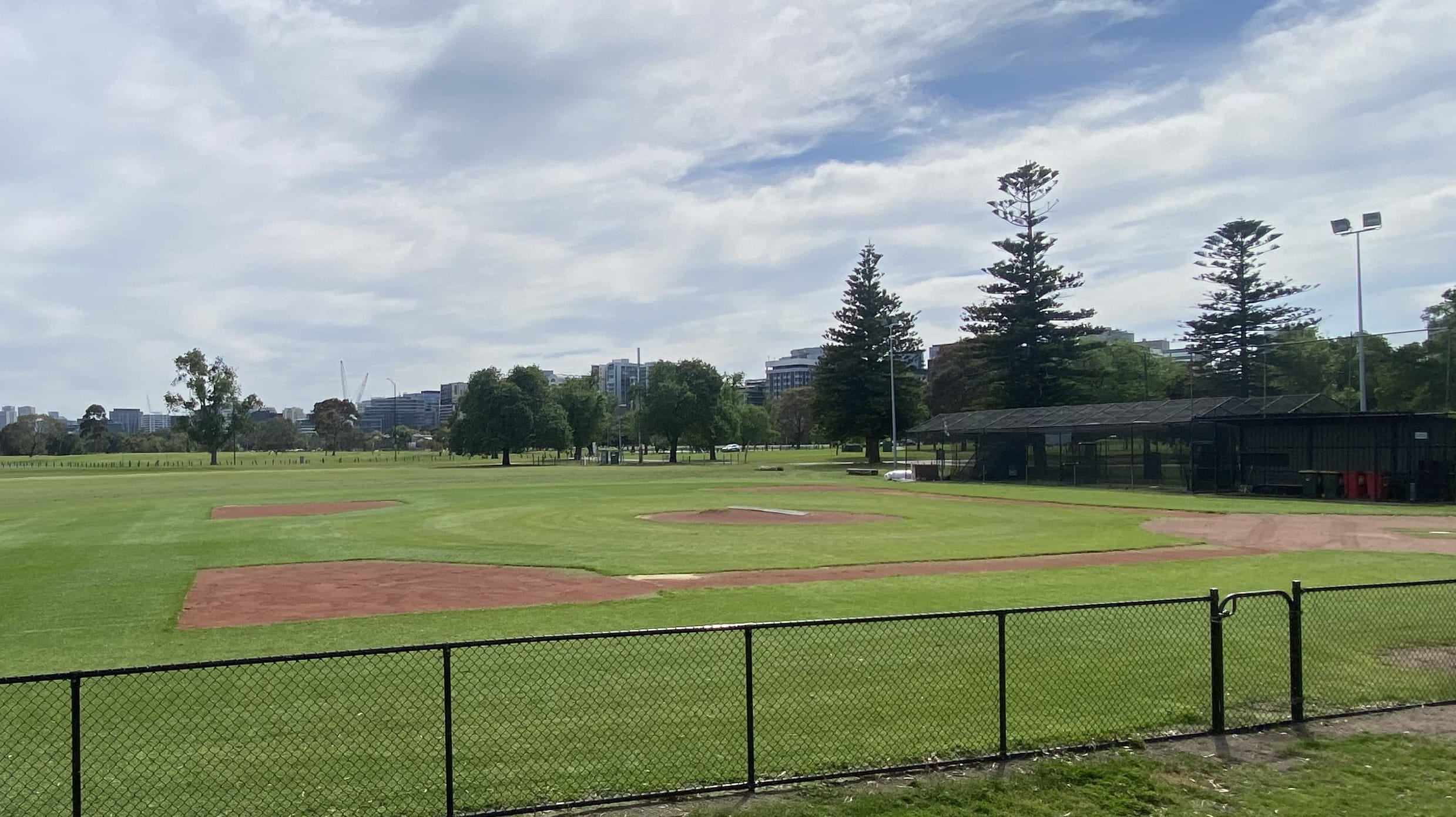 Completed work to Field 6 at Albert Park