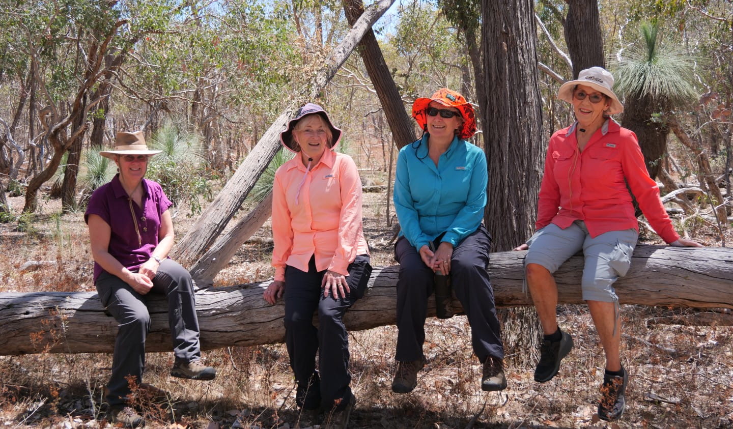 Members of the Warby Range Bushwalking Club